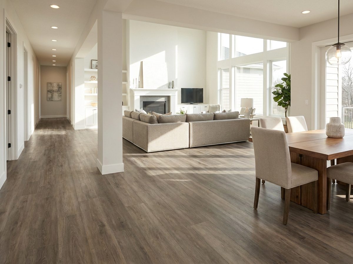 Whole-home luxury vinyl plank
